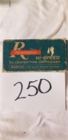 Vintage Remington 22 Hornet Hollow Points-19 shell