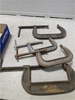 Assorted C Clamps