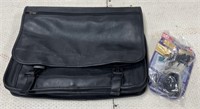 Leather Messenger Shoulder Bag