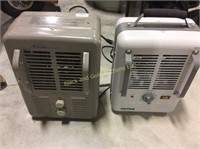 Two Portable Heaters