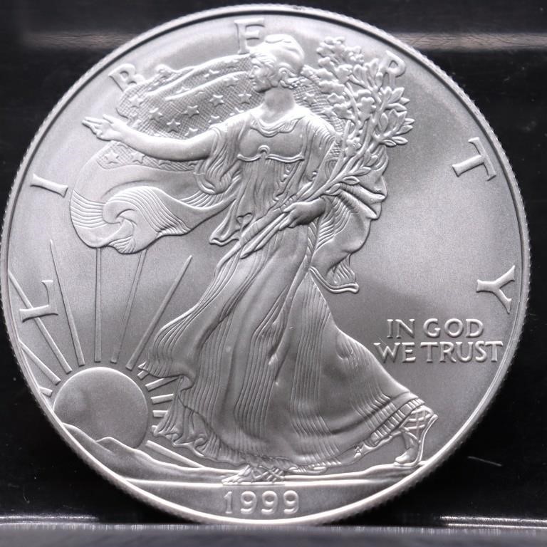 White Marble Coin Auction