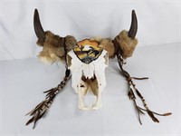 Decorated Buffalo Skull
