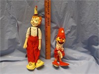 2 Clown dolls, Jerry Hedaya & Co & other