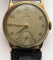 Omega 14k Gold Wrist Watch