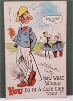 1911 Funny Postcard