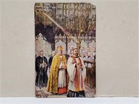 Bishop PAssing His Throne Postcard