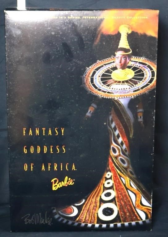 Bob Mackie Fantasy Goddess Of Africa Barbie in box