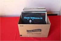 BOX OF MOSTLY OLD COUNTRY ALBUMS