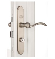 QuickFit Nickel Lockable Storm Door Handleset