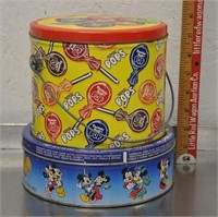Tootsie Roll Pops & Disney tins