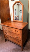 antique dresser w/ mirror- Very nice
