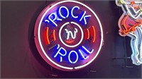 ROCK N ROLL NEON SIGN APPROX 60CM