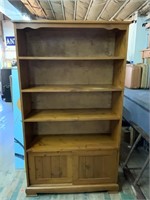 WOODEN BOOK SHELF