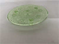 VASALINE GLASS FOOTED CAKE PLATE