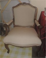 Vintage Mahogany French Provincial Arm Chair