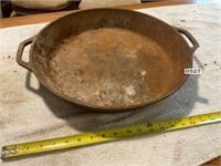 Large 18 inch cast-iron skillet