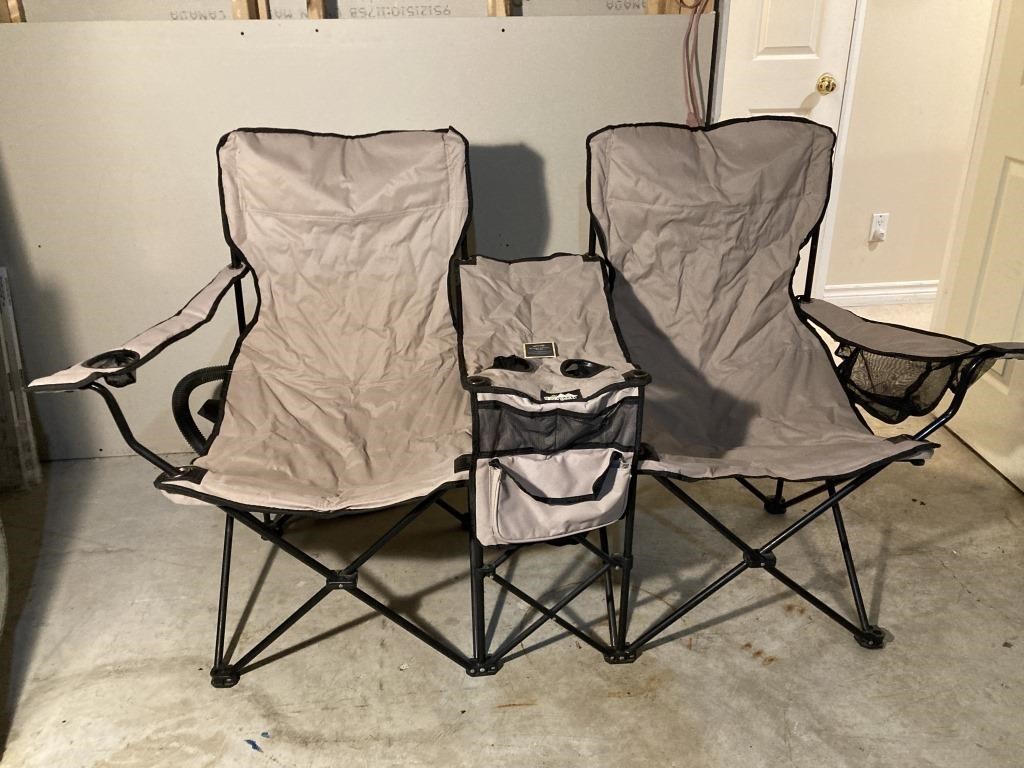 Terra Gear Double Camp Chair & Table/Storage