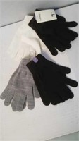 4 pairs one-size stretch gloves