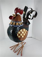 Large Metal Decor Rooster