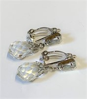 Clip-On Crystal Fashion Earrings
