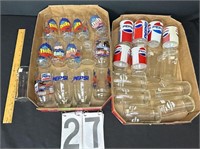 2 Flats of Pepsi drinking cups glass