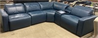 Blythe Power Reclining Leather Sectional