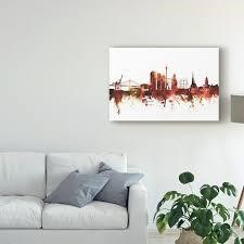 Trademark Art 'Gothenburg Skyline' 22x32