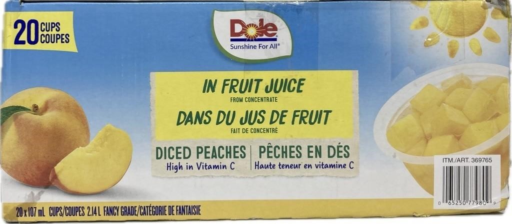 Dole Diced Peaches Bb12/28/2024 ^