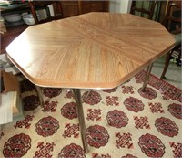 octagonal Formica top dinette table