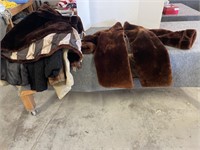 Group of Vintage coats Fur, Persian lamb & more