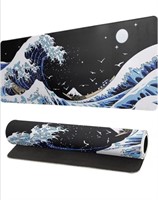 New (Size 12"x31") Sea Wave Gaming Mouse Pad