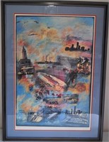 Erika King Autographed Litho USS Miami inaugural