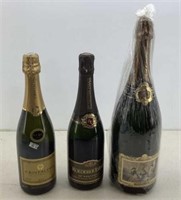 *LPO* (3) collectible bottles Champagne  Good