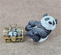 2pc Panda Miniature Set