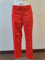 New Women's Gap $50 Slim Cropped Red Pants - 12