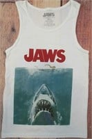 JAWS Tank Top Big Logo Full Front Shark Bite "