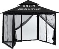 10x12ft Mosquito Gazebo Netting