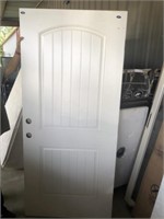 White Metal Entrance Door (36")