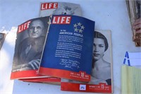 20 Life Magazines (1940's - 1950's)