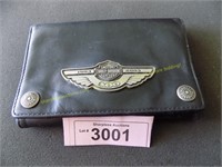 Vintage Harley Davidson motorcycle billfold