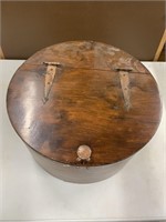 Wooden Hat Box 17 1/2"x10" Tall
