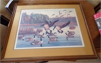 Framed Goose print