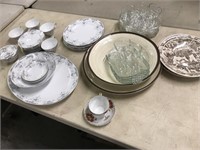 China set and serving platters