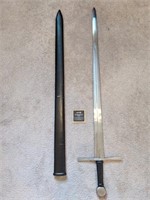 Life Size/Leatherette Scabbard Décor Sword