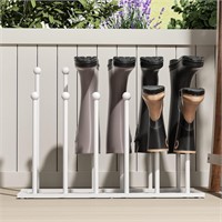 pickpiff Free Standing Shoe Racks - White Metal Bo