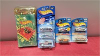 8 new sealed hotwheels and poster