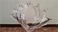 Art Vannes France Crystal Centerpiece Bowl