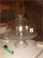 Glass Domed Cake Stand