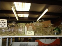 Oil Lamp Bases & Vases - Shelf Contents