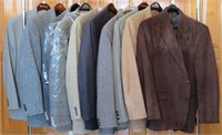 Men's Blazers - Tweed, Suede, Herringbone-Size 44